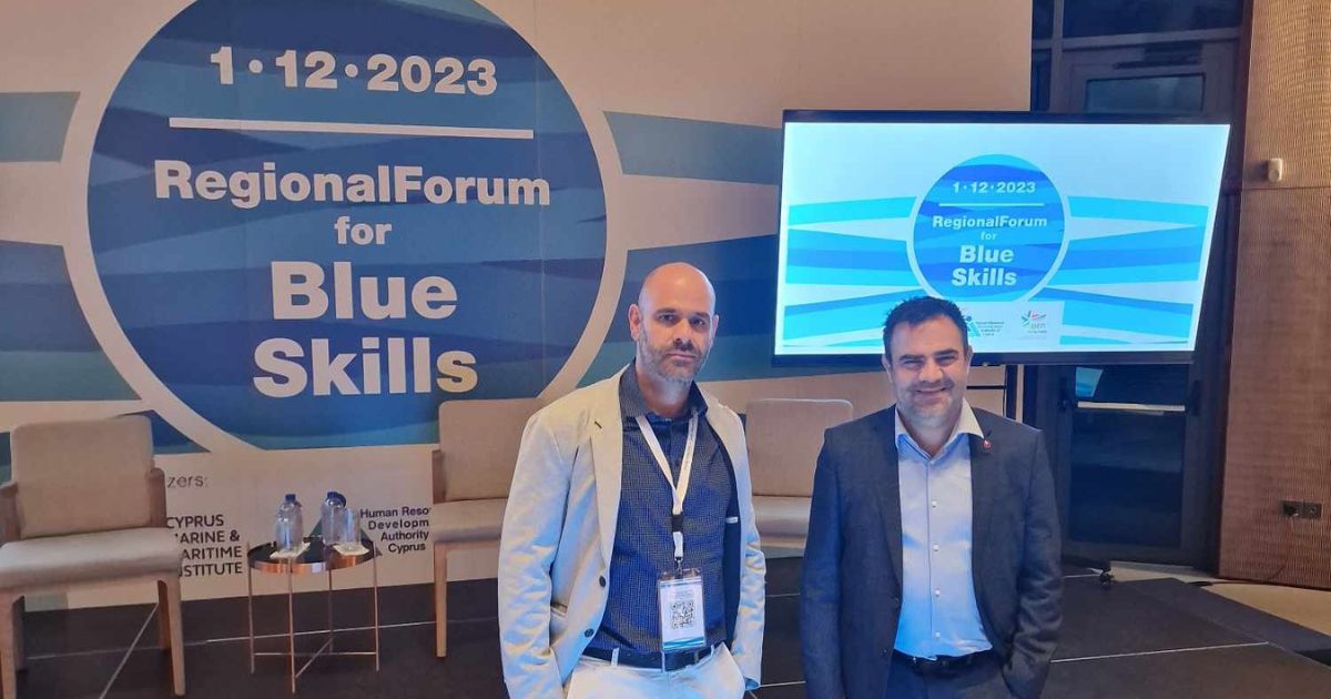 Cyprus Maritime Academy (CyMA) attending the Regional Forum for Blue Skills